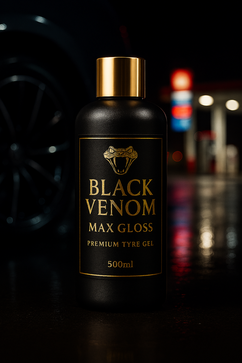 Black Venom Max Gloss Tyre Dressing